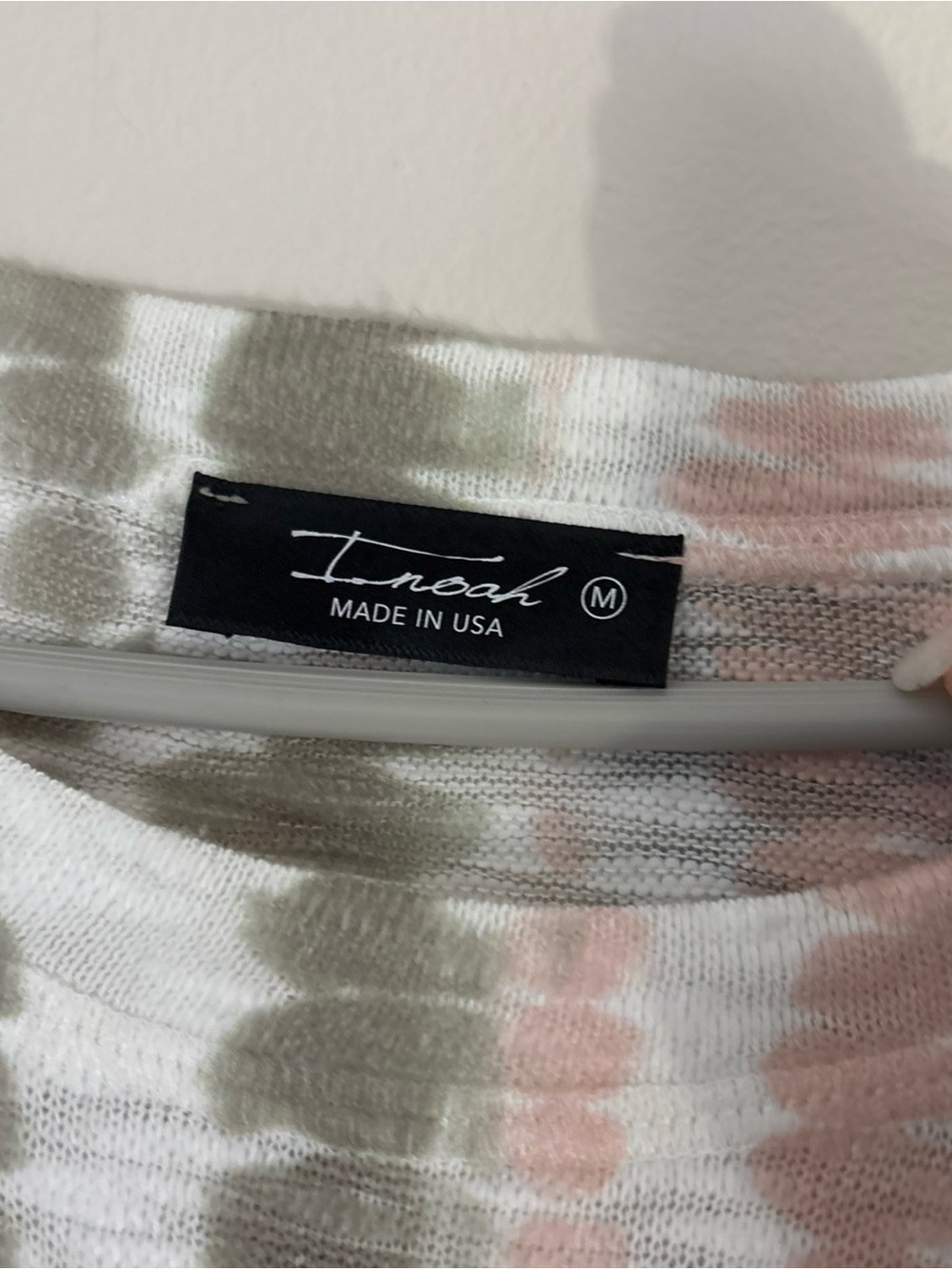 Artistic Scoop-Neck Tunic in White with Multi-Color Print - Picture 3 of 5